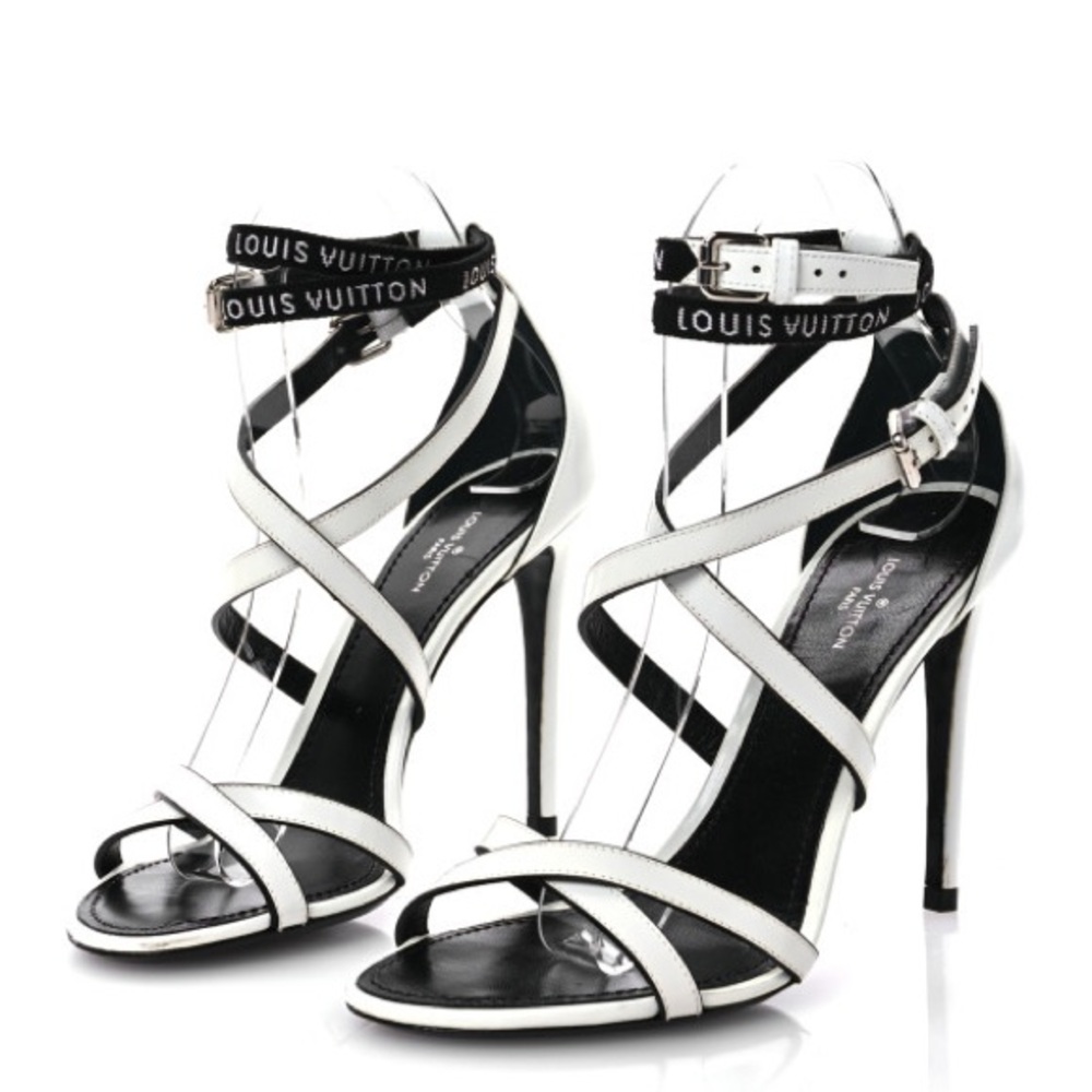 Louis Vuitton Patent Call Back Sandals 38